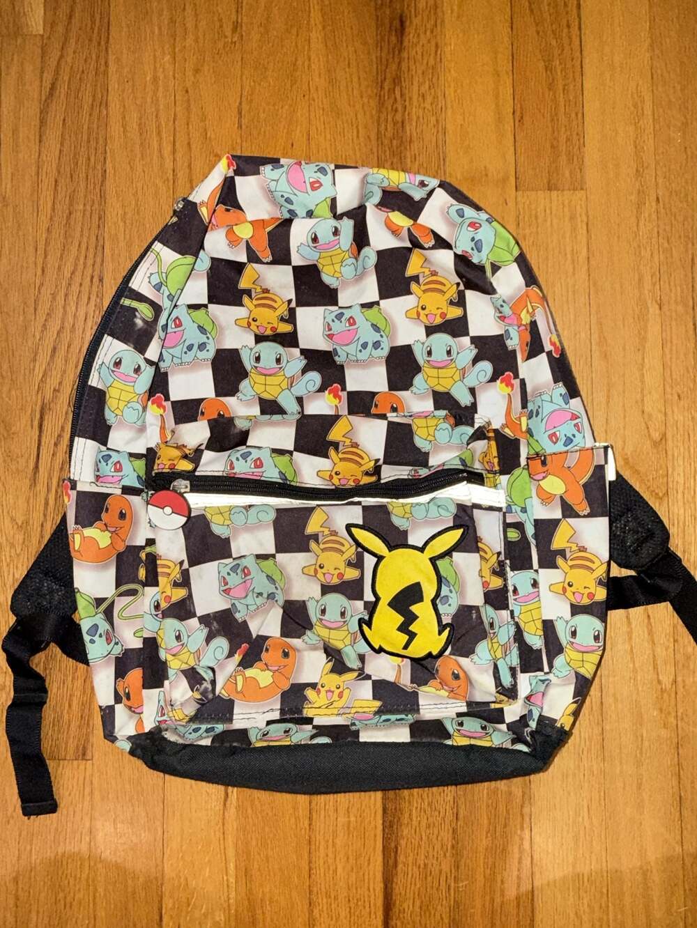 Pokemon Backpack Pikachu Bulbasaur Squirtle Charmander Kids Back To School